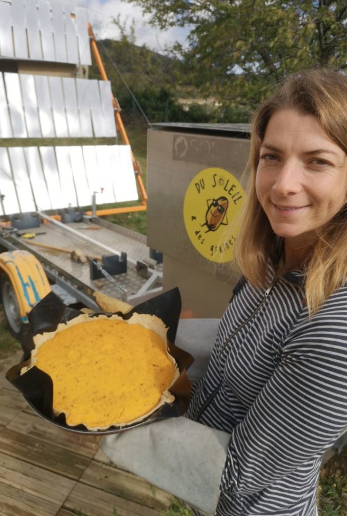 tarte et four solaire